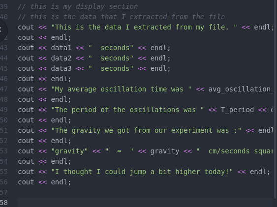 read data from a file with c++