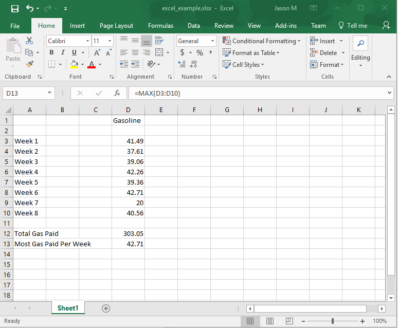 step by step excel 2016 tutorial