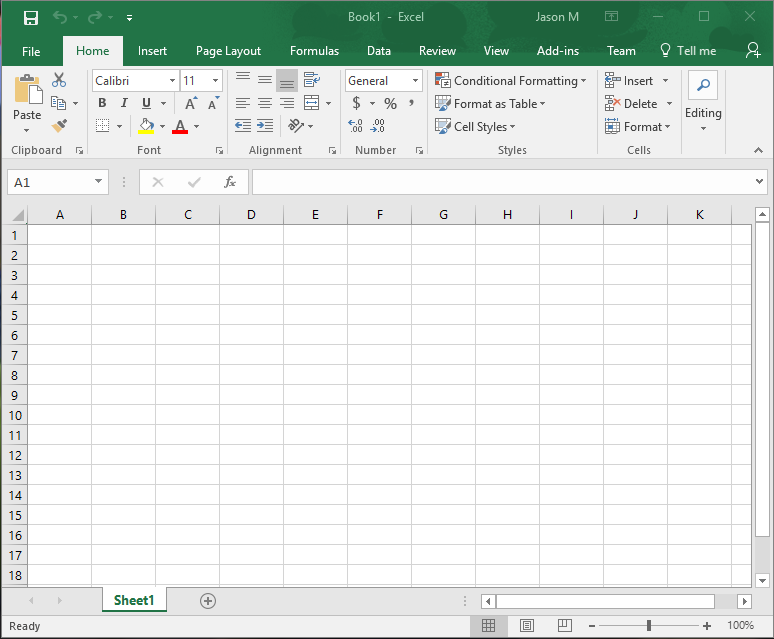 excel 2016 365