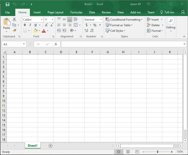 excel 2016