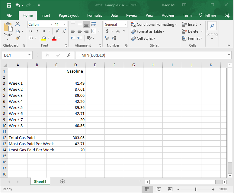 Step by Step Excel 2016 Tutorial - Jason Moore's Computing Guides