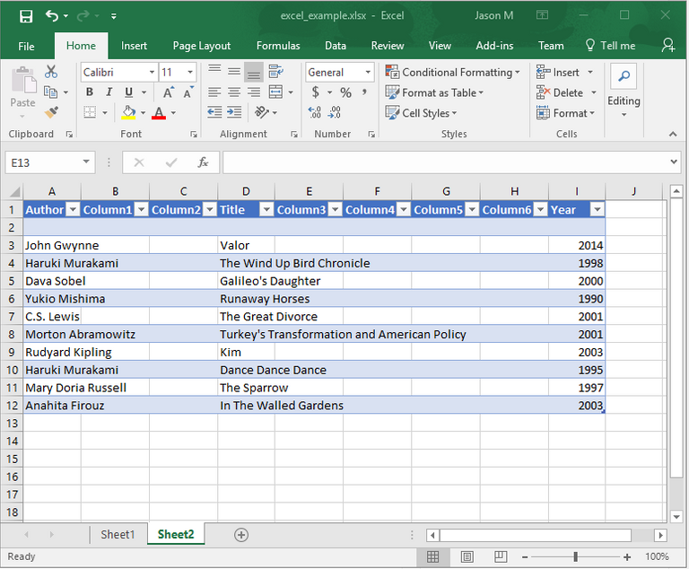 Step by Step Excel 2016 Tutorial - Jason Moore's Computing Guides