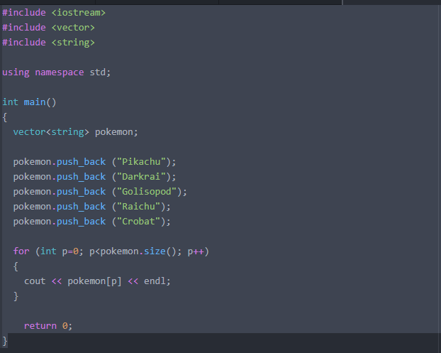 Using Vectors In C++ - Aindien's Computer Guides